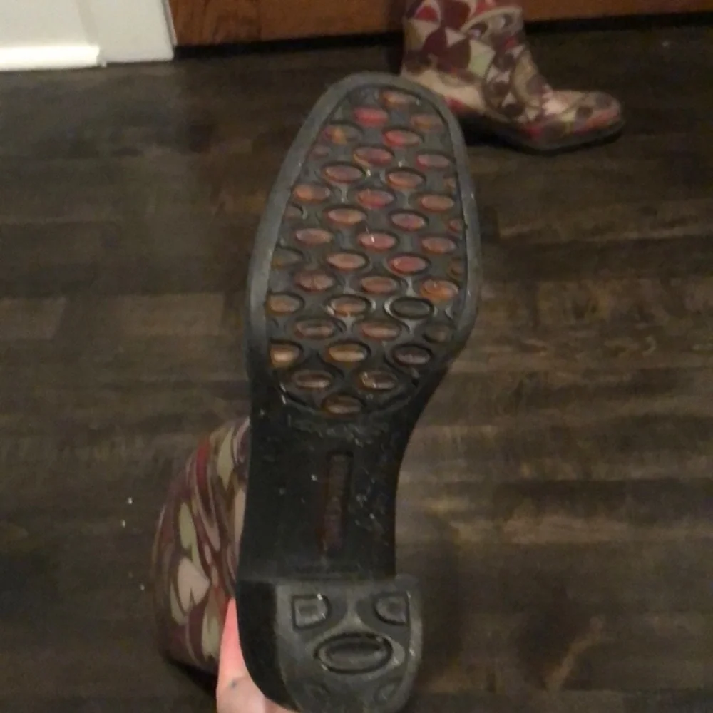 Emilio Pucci multicolor rubber rain‎ boots